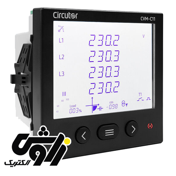 مولتیمتر - پاور آنالایزر تابلویی مدل CVM-C11 برند سیرکوتور ( Circutor ) - CVM-C11-ITF-IN-485-ICT2